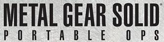  Metal Gear Solid: Portable Ops para PSP