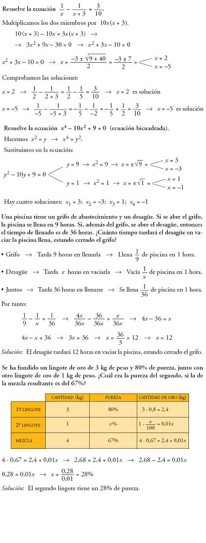 Matemáticas. Profundiza ecuaciones