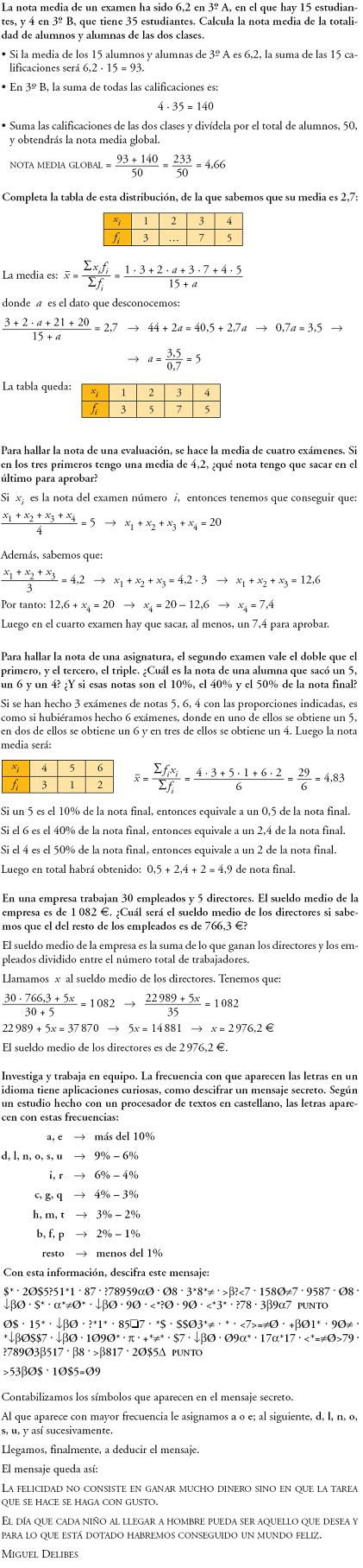 Matemáticas. Profundiza estadística