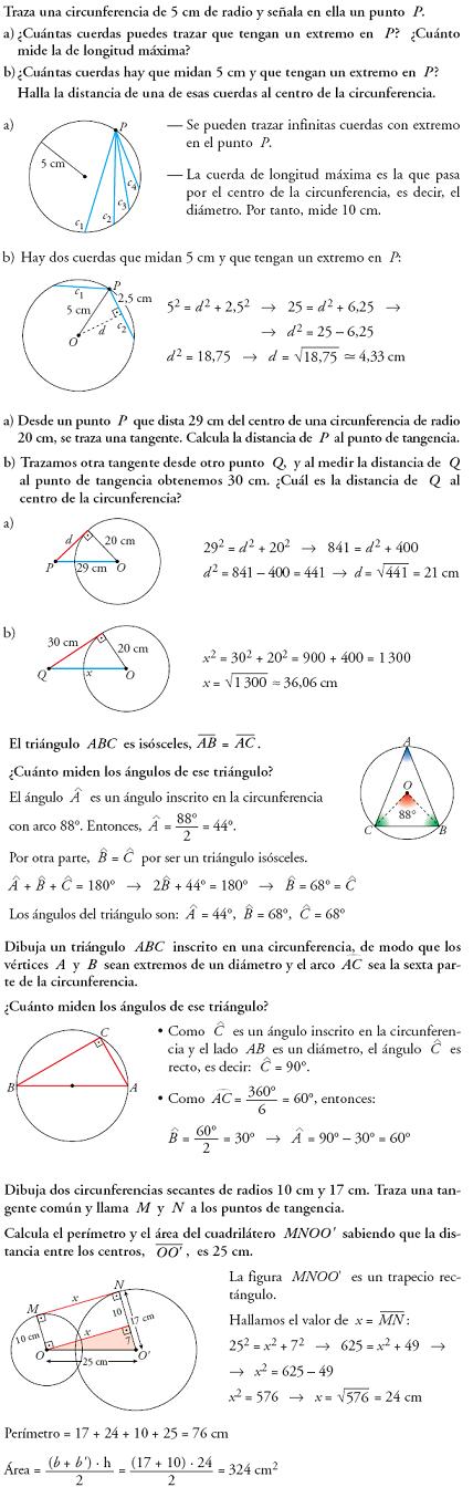 Problemas resueltos figuras planast y lugares geométricos matemáticas